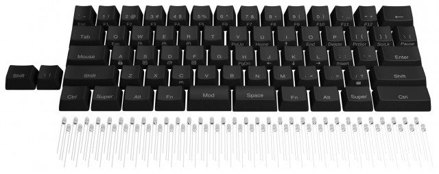 UHK 60 v1 Backlight Upgrade Kit