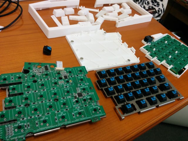 Parts laying all around