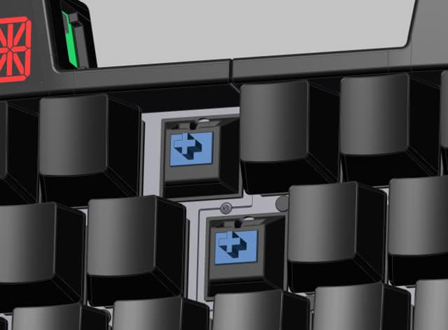 Permament interconnection of the two keyboard halves