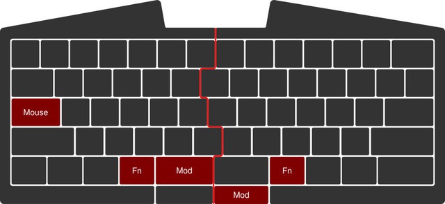 UHK layer switcher keys